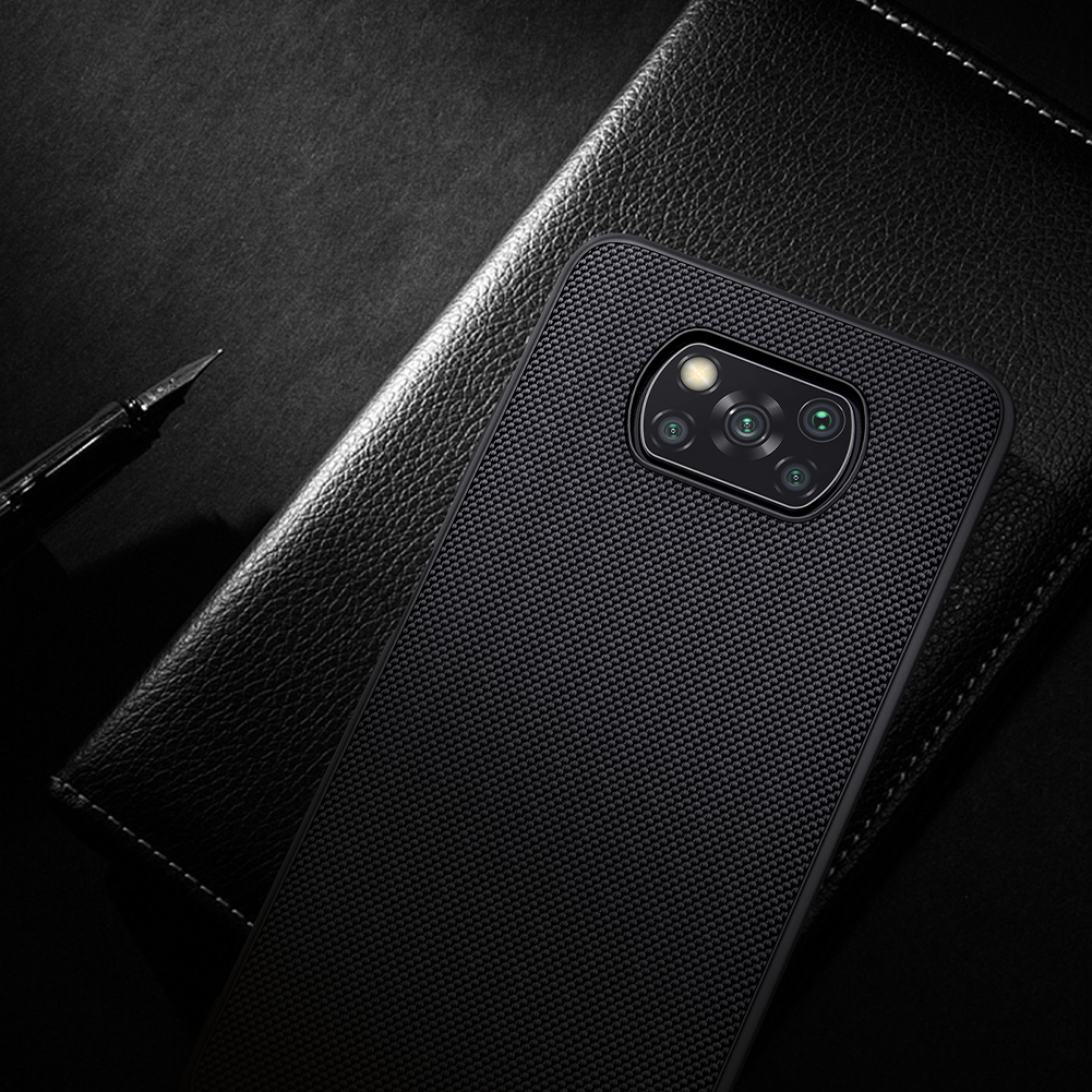 Case Texturée Nillkin Pour Xiaomi Poco X3 Nfc / Poco X3 Pro Anti-fingerprint PC TPU Hybrid Cover