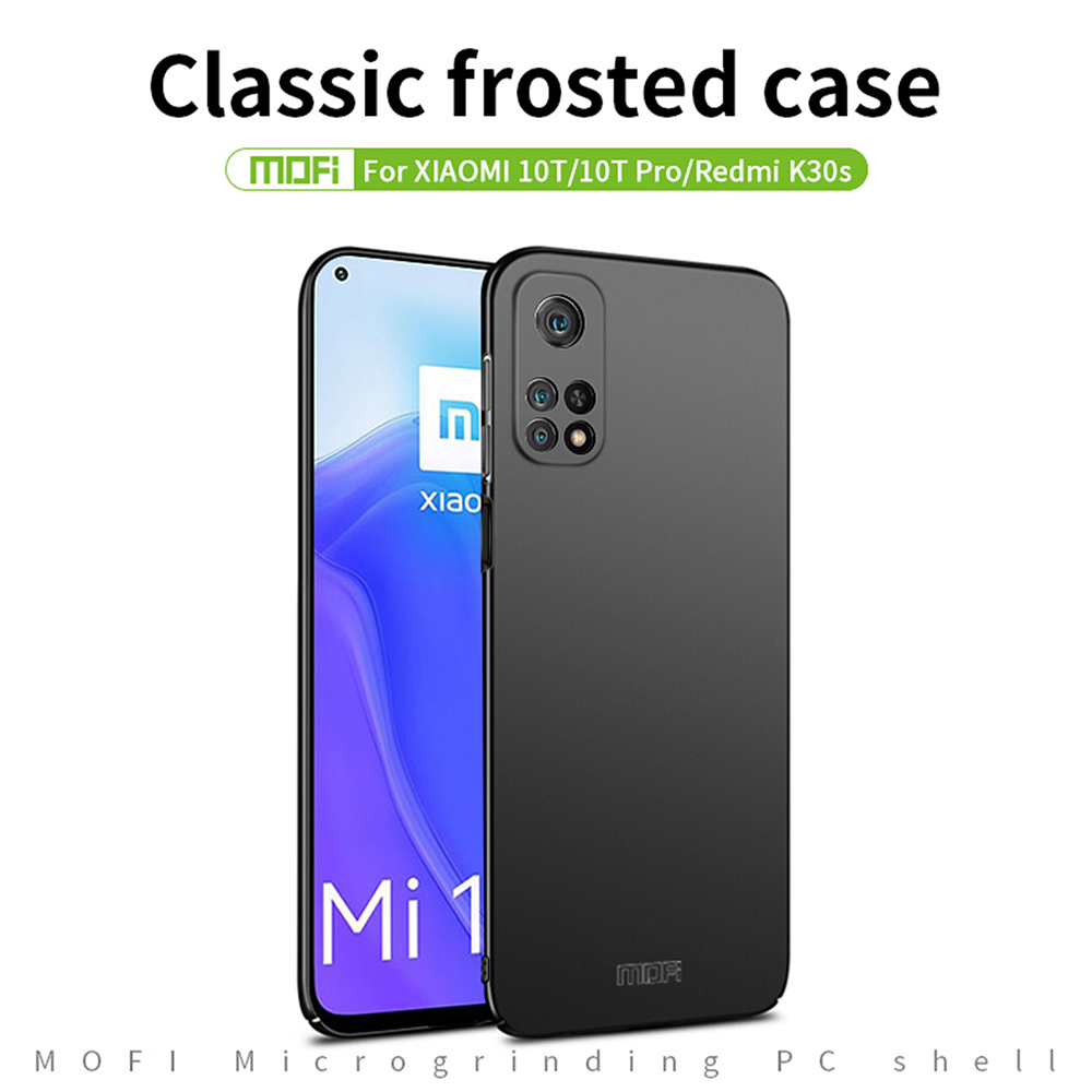 MOFI Shield Anti-Fingerprint Slim Slim Slim Hard PC Case Per Xiaomi Mi 10T 5g/mi 10T Pro 5G/Redmi K30S - Nero