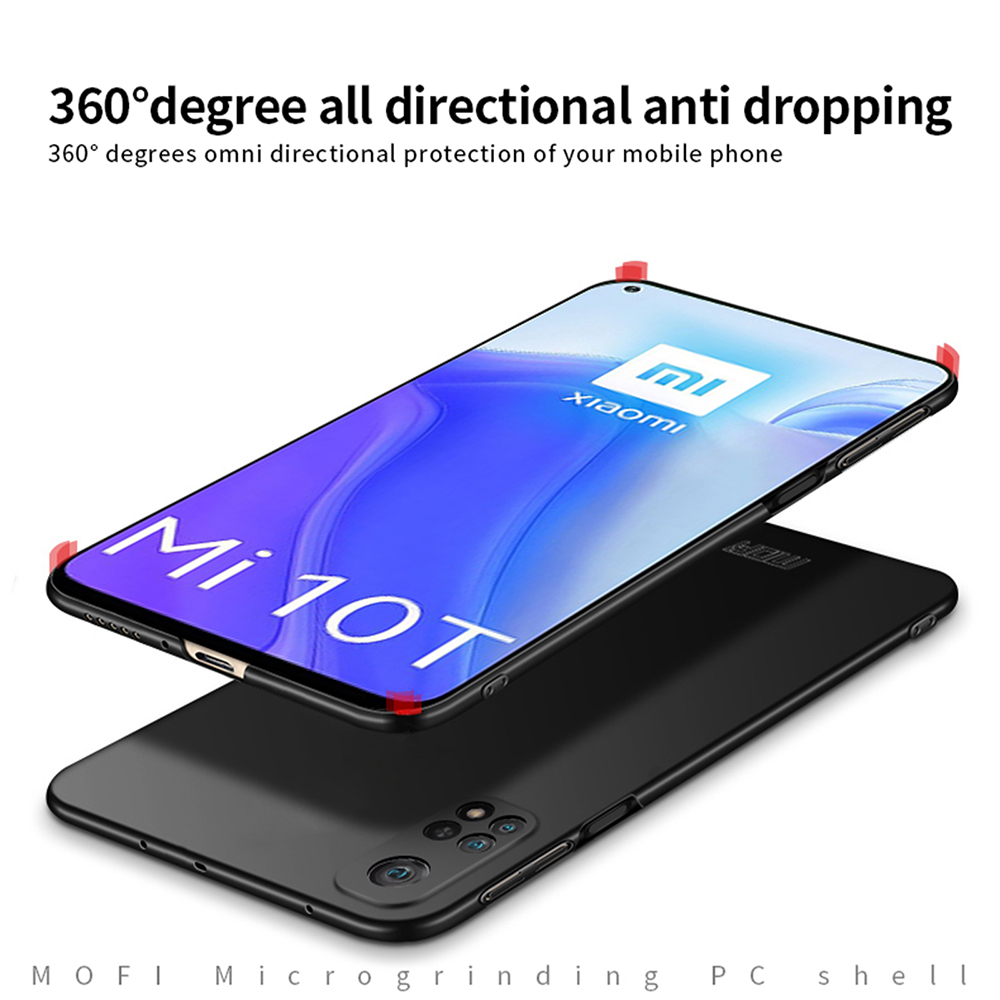 MOFI Shield Anti-Fingerprint Slim Slim Slim Hard PC Case Per Xiaomi Mi 10T 5g/mi 10T Pro 5G/Redmi K30S - Nero