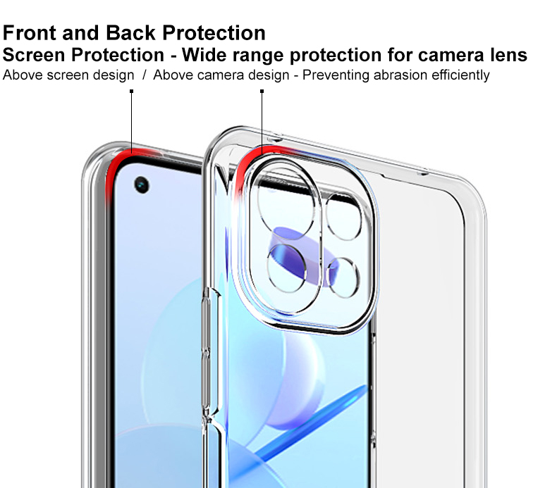 IMAK Ux-5-serie Soft TPU Transparentes Telefon Schutzhülle Für Xiaomi Mi 11 Lite 4g / 5g / 11 Lite 5G NE