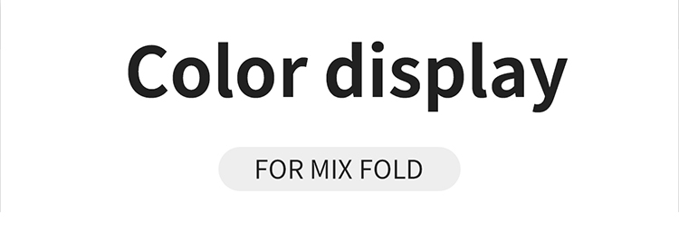 Electroplating Leather Mobile Phone Protective Case Cover Shell for Xiaomi Mi Mix Fold - Black-11