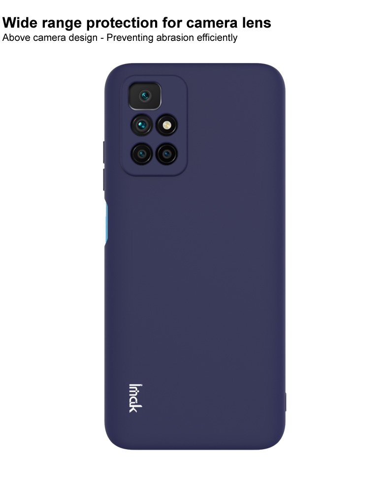 IMAK Uc-2-серия Красочная Мягкая TPU Slim Fit Protection Cover Для Xiaomi Redmi Примечание 11 4G (MediaTek)/10 4G (2021)/10 2022 4G/10 Prime - Розовый