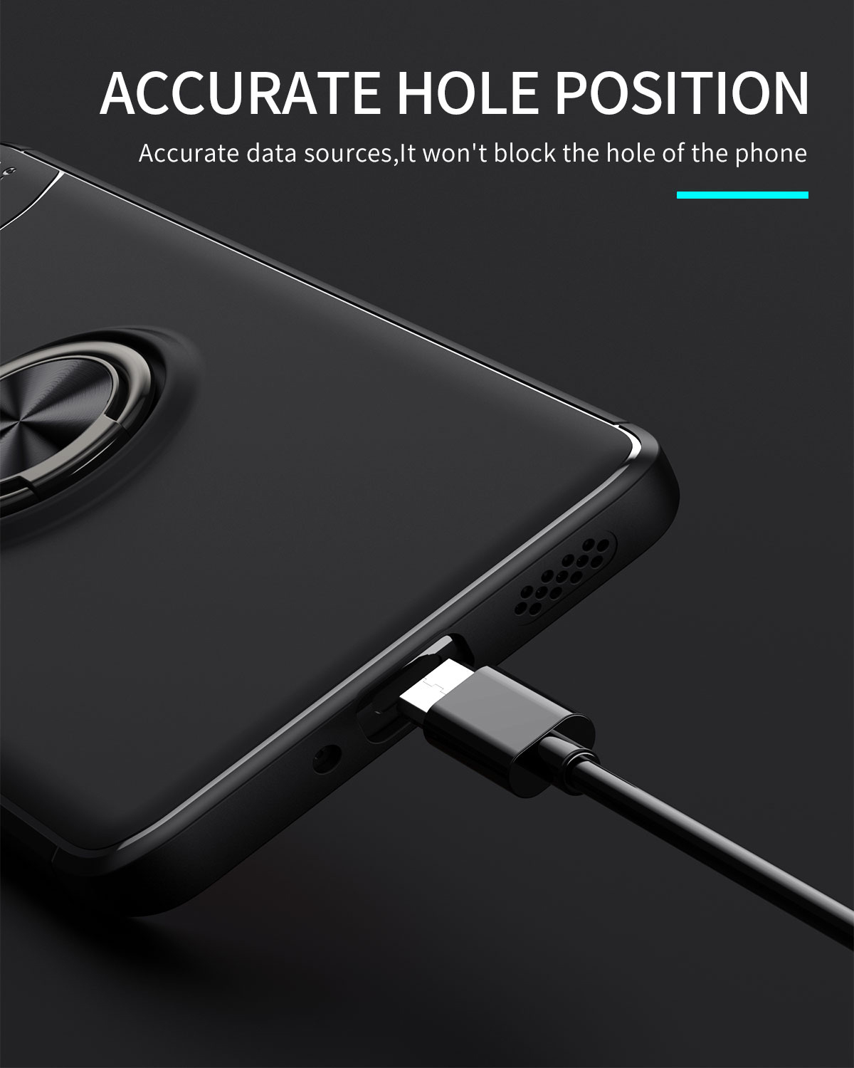 Para Xiaomi 12 5g/12x 5g/12s 5g Flexível TPU Caso Ring Kickstand Design de Choque à Prova de Choque da Capa Traseira - Preto