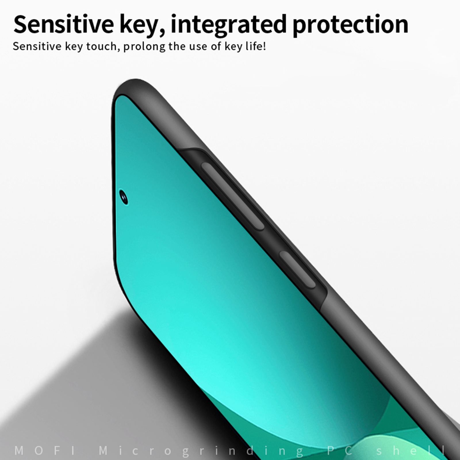 MOFI JK-1 Shield Shield Custodia Per Telefono Per PC Per Xiaomi 12 Pro 5G/12S Pro 5G/12 Pro (dimenità) 5g, Copertura Del Telefono Cellulare Ben Protetto Sulla Superficie Opaca - Nero