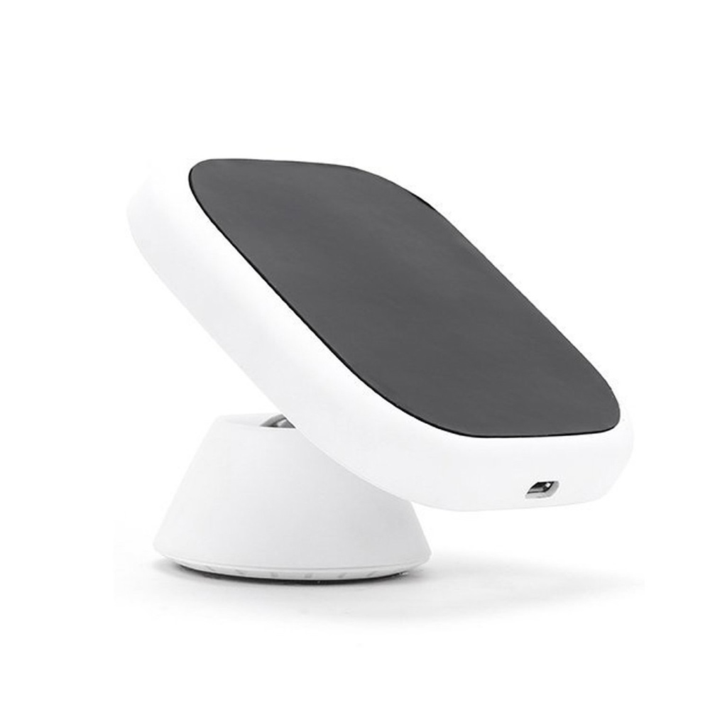 Qi Standard Wireless Charger Car Dashboard Holder for iPhone 8/8 Plus/Samsung Galaxy S7 edge / S7 - White-5