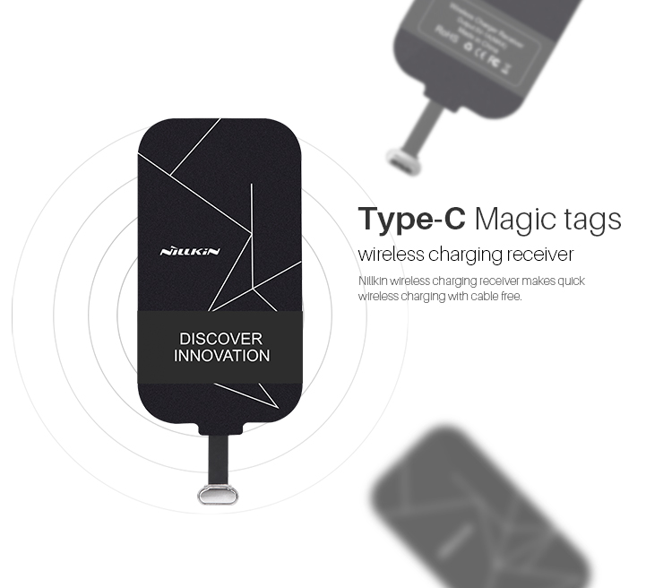 NILLKIN Récepteur De Charge Sans Fil De Type C Pour Huawei P9 / LG G5 Etc.-1