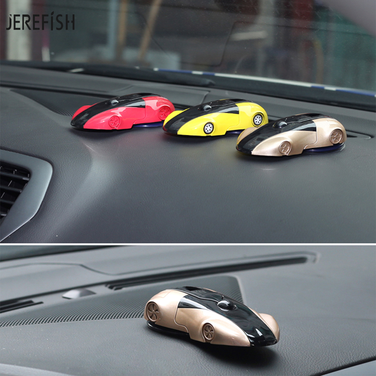  Sports Car Shape Universal Clasp Holder Car Mount Holder for iPhone Samsung Huawei etc - Black 