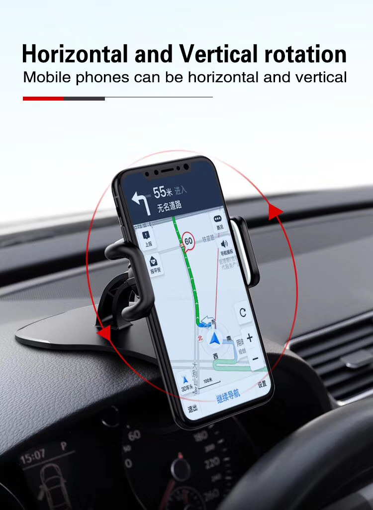 Auto Universale Dashboard Cell Phone GPS Supporto Per Supporto GPS Stand A 360 Gradi Rotazione