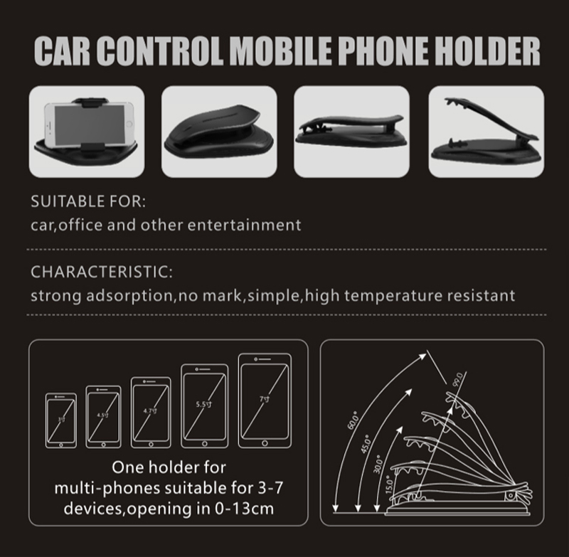 Auto Dashboard-mobiltelefonhalterhalter Für 3-7-zoll-smartphone