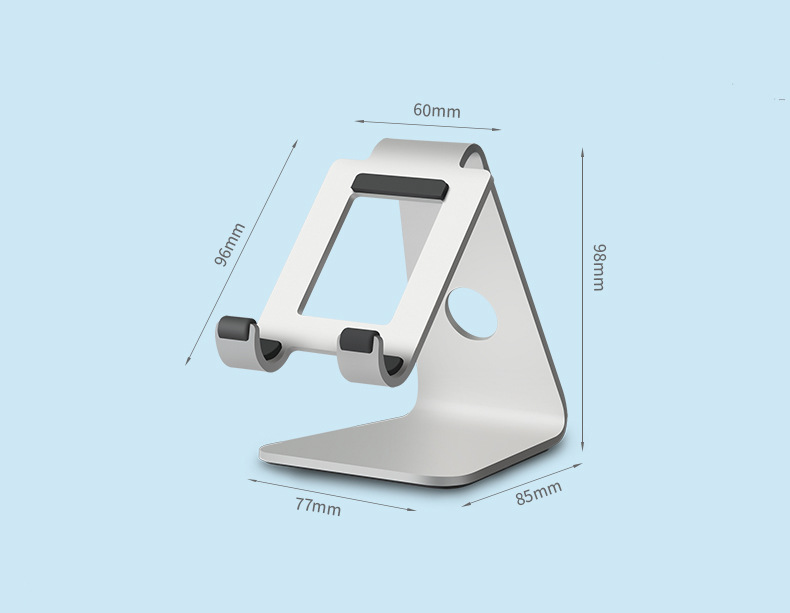 UPERGO AP-4SL Aluminium-legierungs-tablet-stand Mobile Schreibtisch Mobilfunkhalter - Silber-