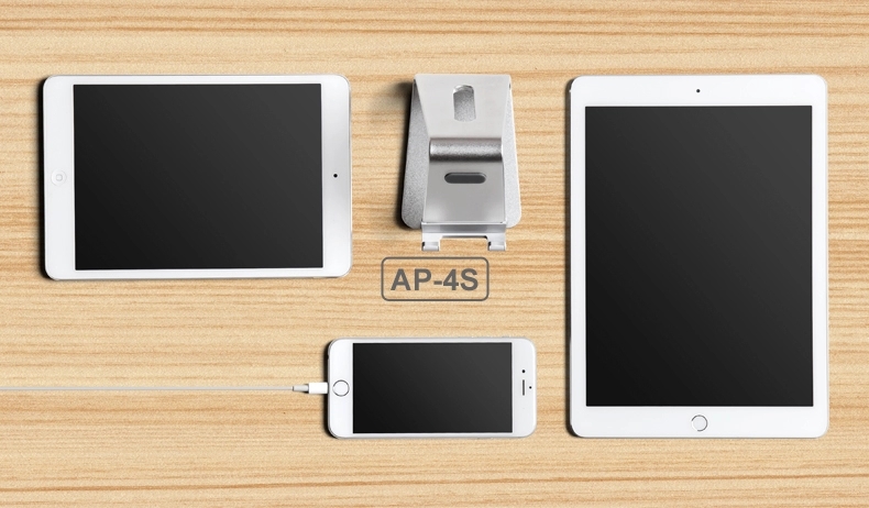 UPERGO AP-4S Aluminium-legierungs-tablet Desktop-mount-standhalter Für Iphone Ipad Samsung Usw. - Schwarz