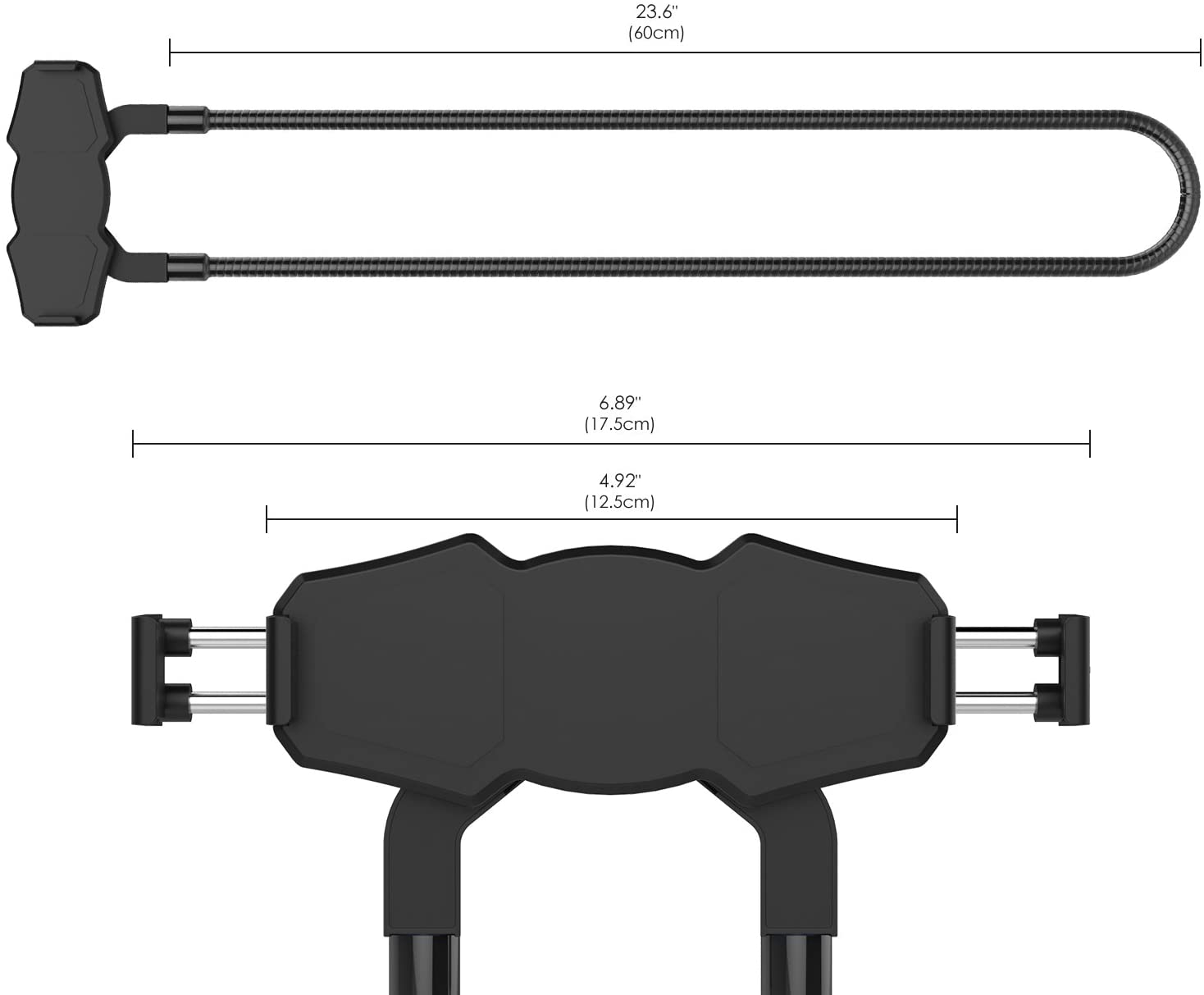 Porta In Metallo Universale Per 4 '' - 10.5 "Telefono Cellulare E Tablet