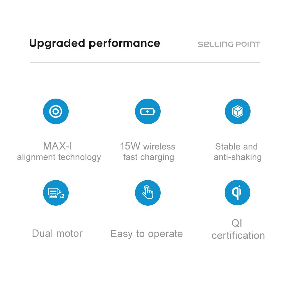 JOYROOM JR-ZS248 Intelligent Self-aligning 15W Quick Charge Qi Wireless Car Charger - CD Version-2