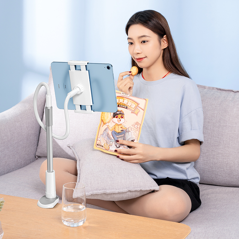 BENKS L39 Telescopic Bracket 360 Degree Rotation Flexible Long Arm Gooseneck Mount for Phone and Tablet-3