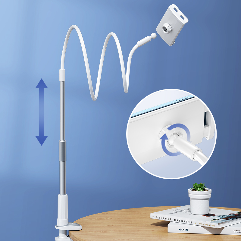 BENKS L39 Telescopic Bracket 360 Degree Rotation Flexible Long Arm Gooseneck Mount for Phone and Tablet-5