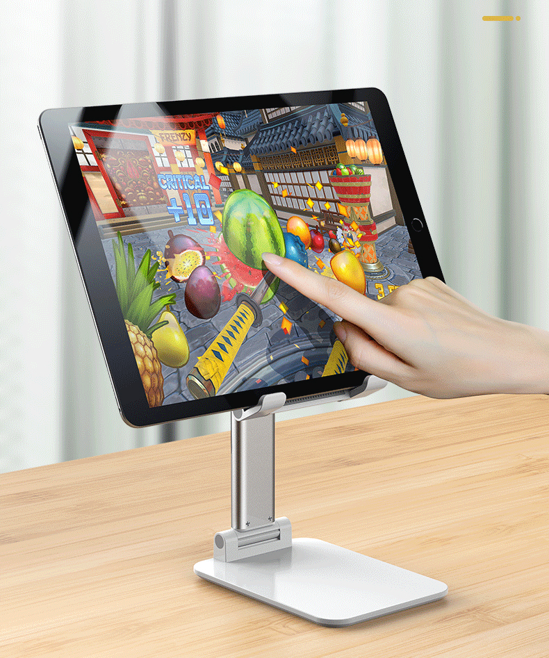 CCT4 Plus Desktop Phone Holder with Telescopic Height Folding Tablet Bracket Table Stand-7