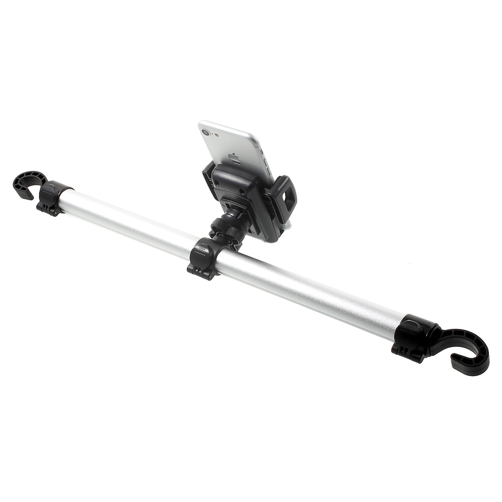 Car Headrest Mount Holder Lever 360-Degree Rotation for iPhone 7/iPad Pro 9.7 Etc-14