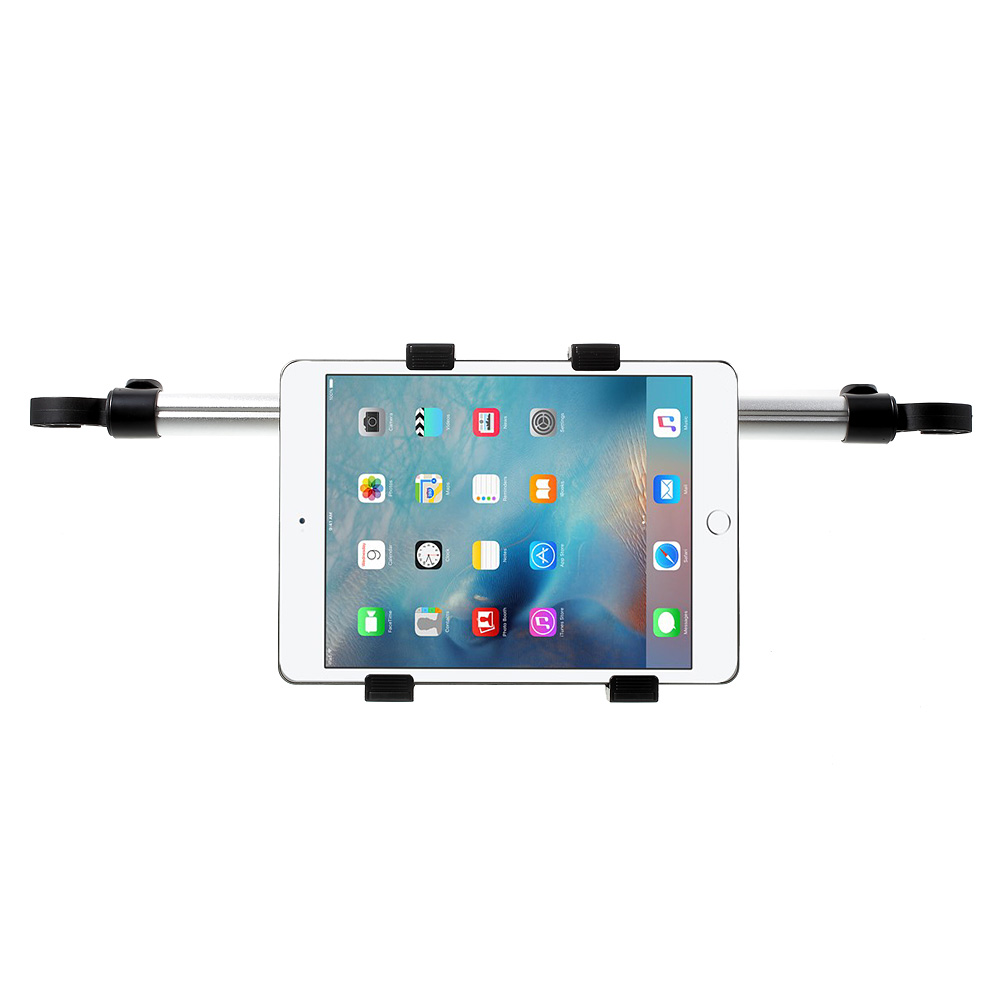 Car Headrest Mount Holder Lever 360-Degree Rotation for iPhone 7/iPad Pro 9.7 Etc-2
