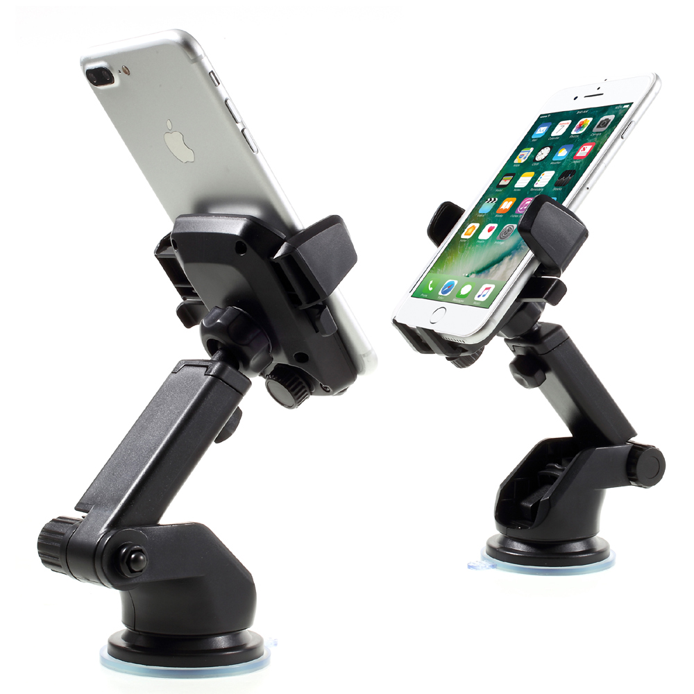 One Touch Car Mount Universal Phone Holder for iPhone 7 Plus/7, Width: 58-90mm-1