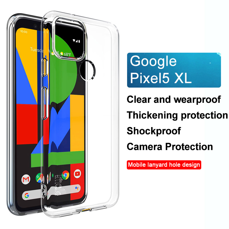 Case de Shell TPU de la Serie Imak UX-5 Para Google Pixel 4a 5G/Pixel 5XL