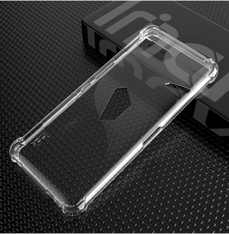 Imak Для Asus Rog Phone II ZS660KL Cover TPU + Экрана, Защищенная от Взрыва - Матовый Черный