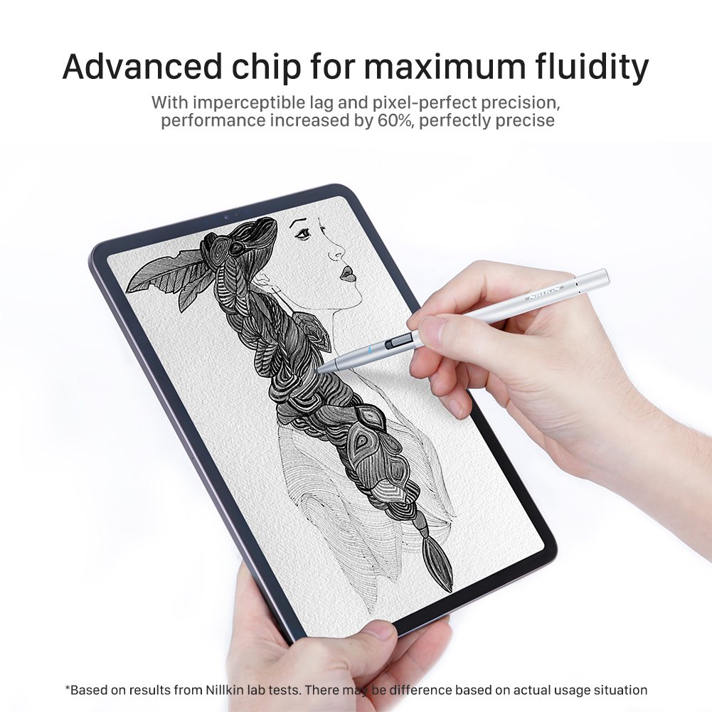 Nillkin Isketch Stylet Capacitif Ajustable [3 Niveaux Différents De Sensibilité, Vie De La Batterie 10H]