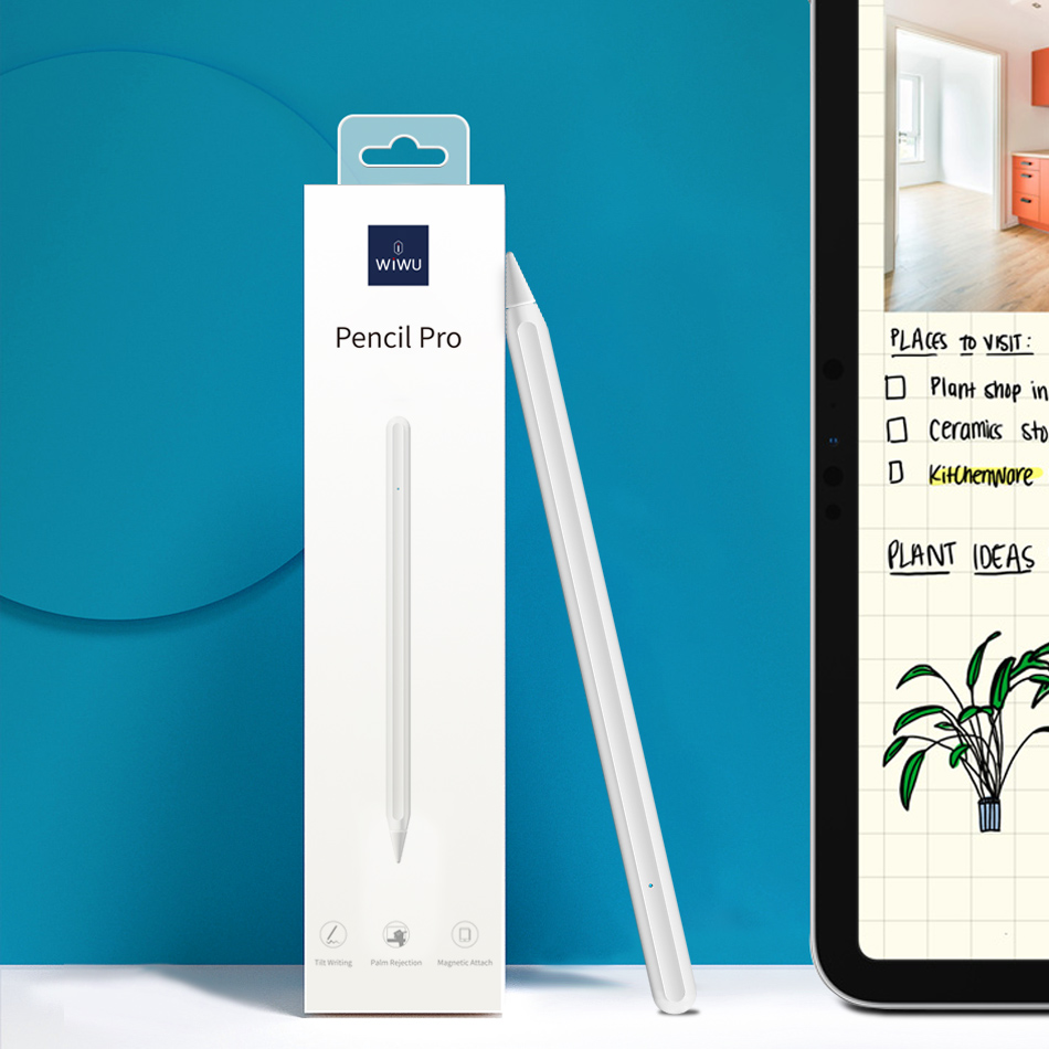 Wiwu Карандаш Pro 2 Palm Отклонение Емкостный Стилус С Функцией Наклона Для IPad 2018 Или Более Поздней Версии