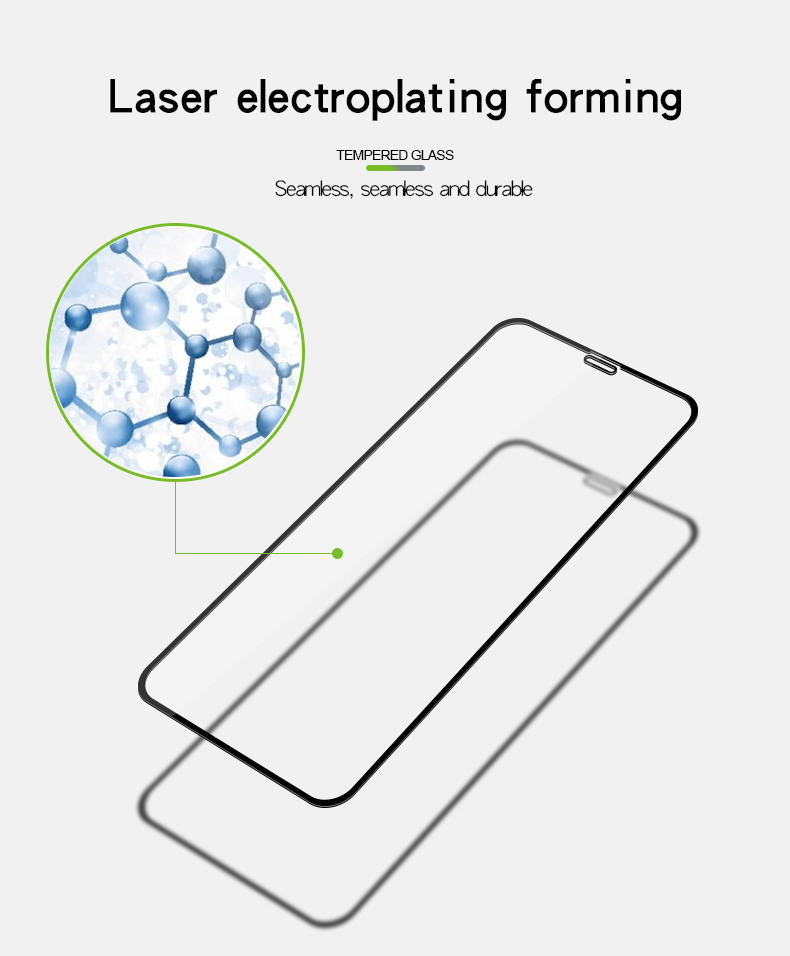 MOFI 9H Закаленное Стекло Полноэкранный Защитник Для IPhone (2019) 5.8 " / Х С / Х 5,8 Дюйма - Чернить