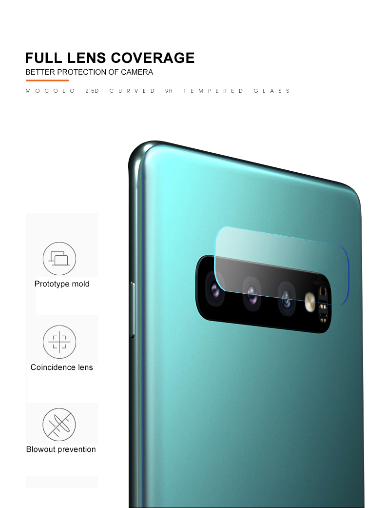 MOCOCOO Tempered Glass Back Camera Lens Protector Für Samsung Galaxy S10 Plus [ultra Clear]