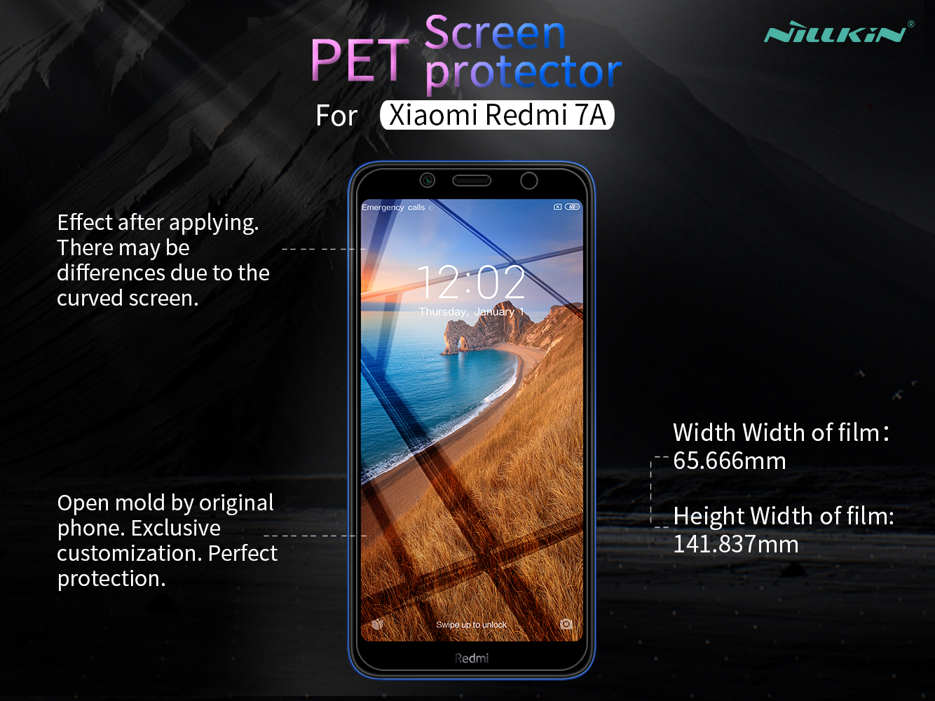 Nillkin Matte Antry Strate Protection Protection Plank Для Xiaomi Redmi 7a