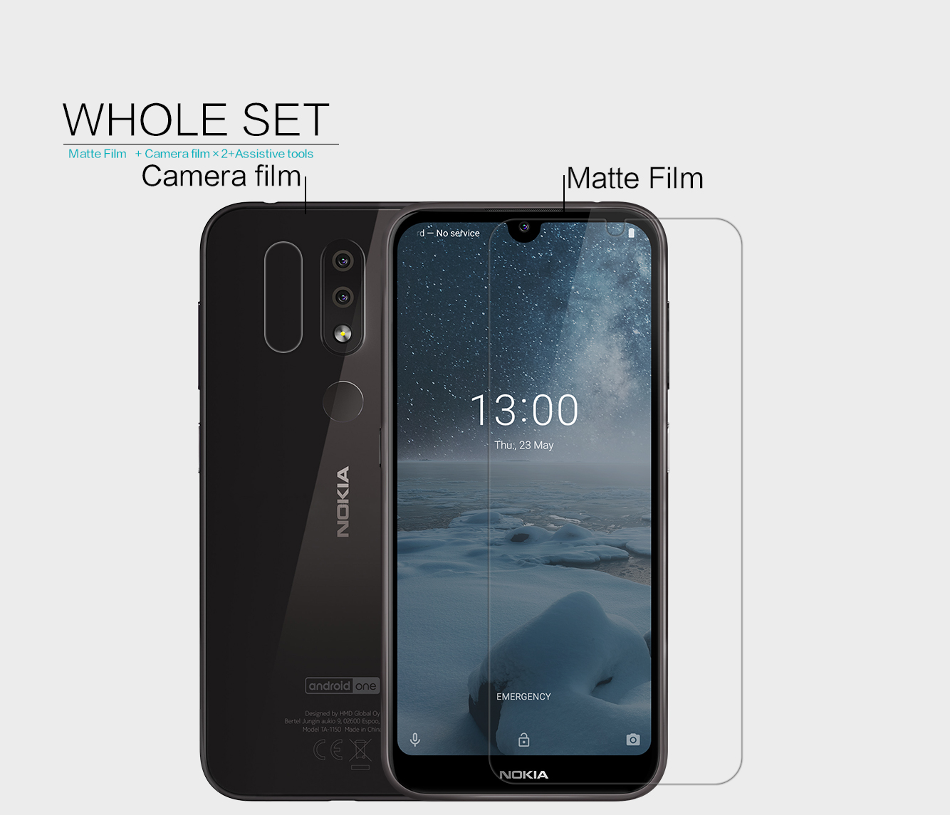 Nillkin Pour Nokia 4.2 (2019) Protecteur D'écran De Téléphone Anti-rayures Matte Anti-rayures