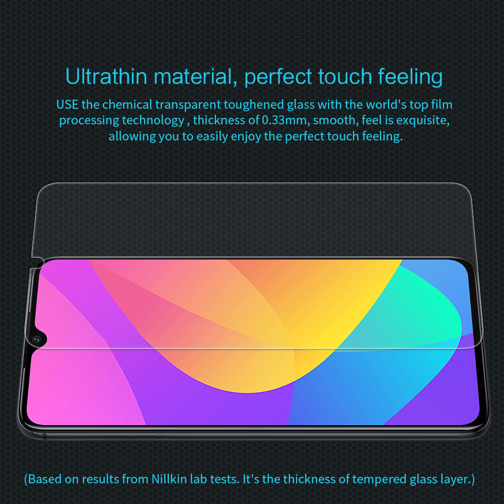 Nillkin Amazing H Anti-burst Tempered Glass Screen Protective Film Xiaomi Mi Cc9 / Mi CC9 Meitu Edition/ Mi 9 Lite / Mi 9 Lite