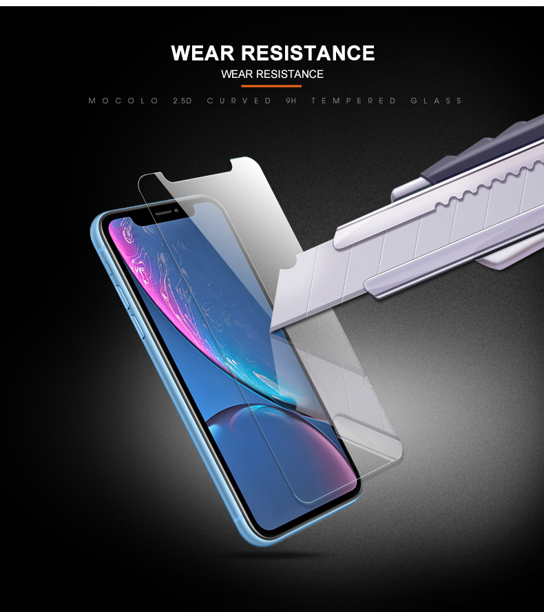 Mocolo Para Iphone 11 6.1 Pulgadas (2019) / XR Película de Protección Protector de Pantalla de Vidrio Templado XR (arco Edge)