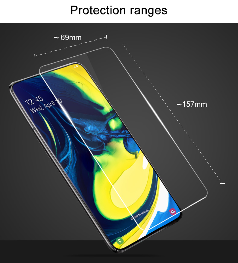 Imak Explosion-Proof Soft TPU Screen Protector Scield Filme Para Samsung Galaxy A90 / A80