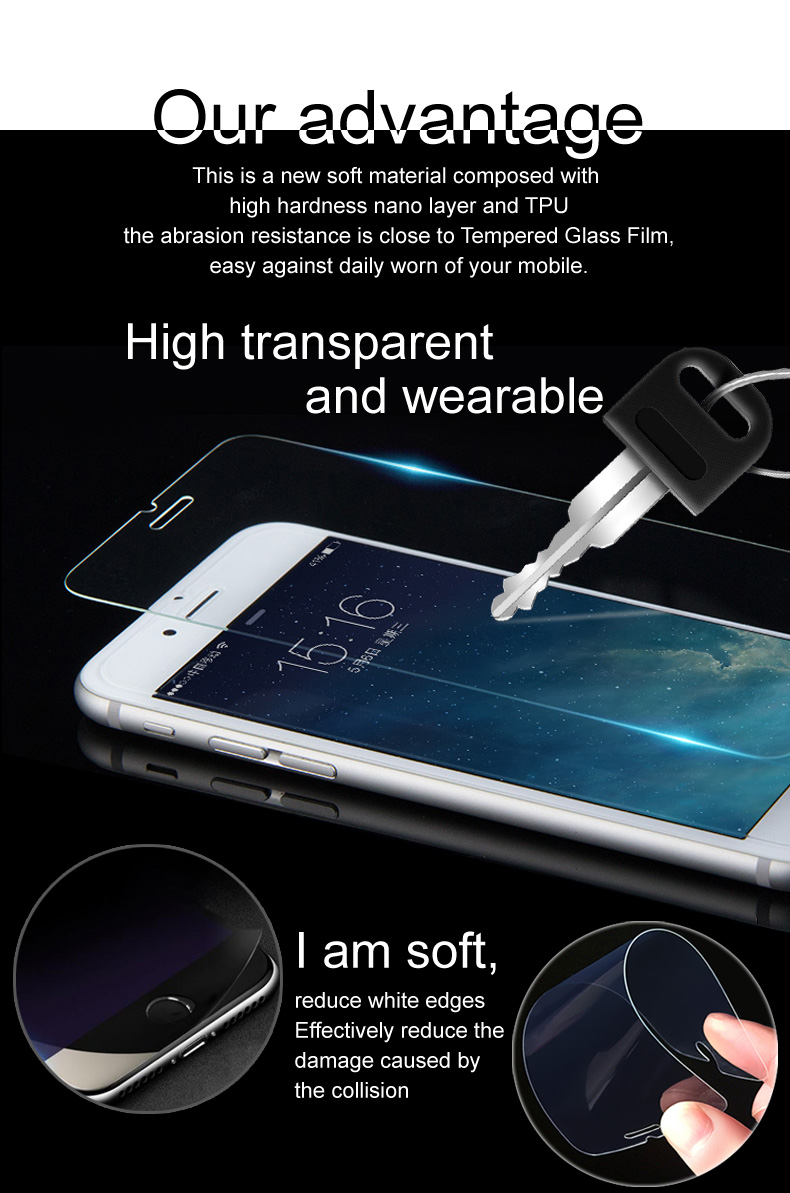 Imak Explosion-Proof Soft TPU Screen Protector Scield Filme Para Samsung Galaxy A90 / A80