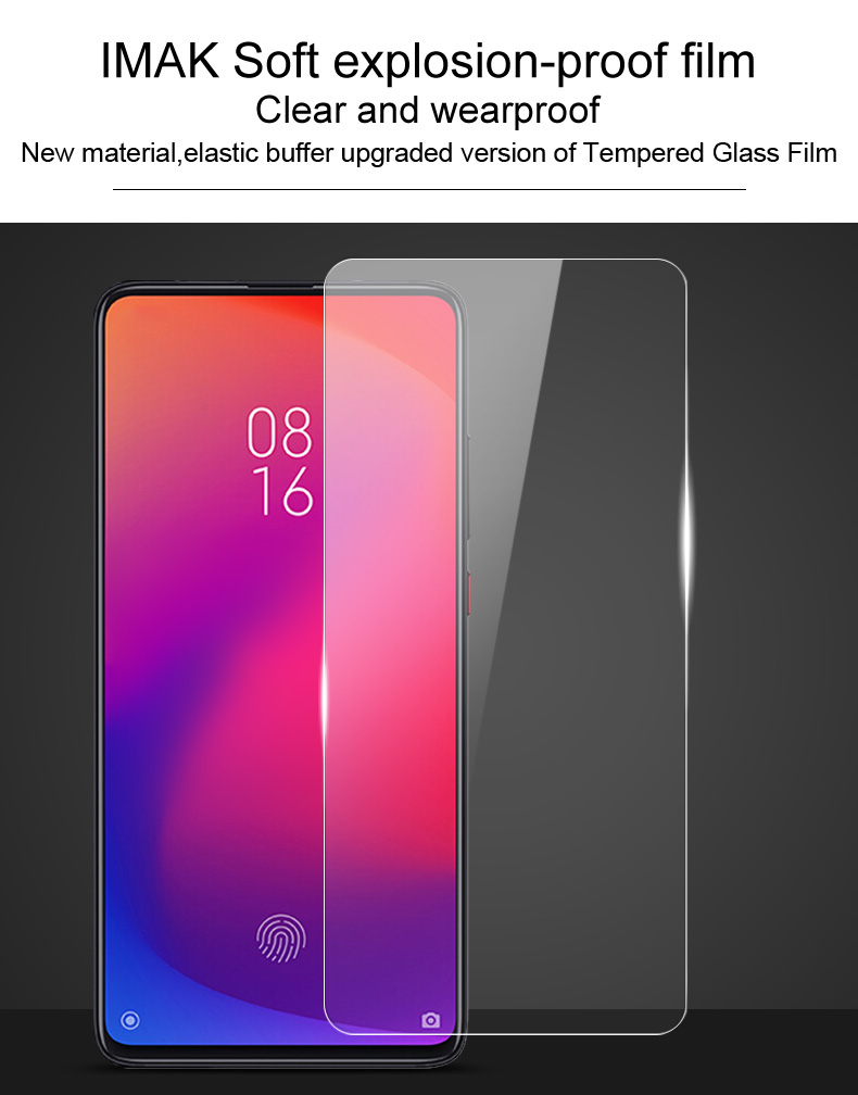 Película de Pantalla a Prueba de Explosión de Imak TPU Para Xiaomi Redmi K20 / Mi 9t / K20 Pro / Mi 9t Pro
