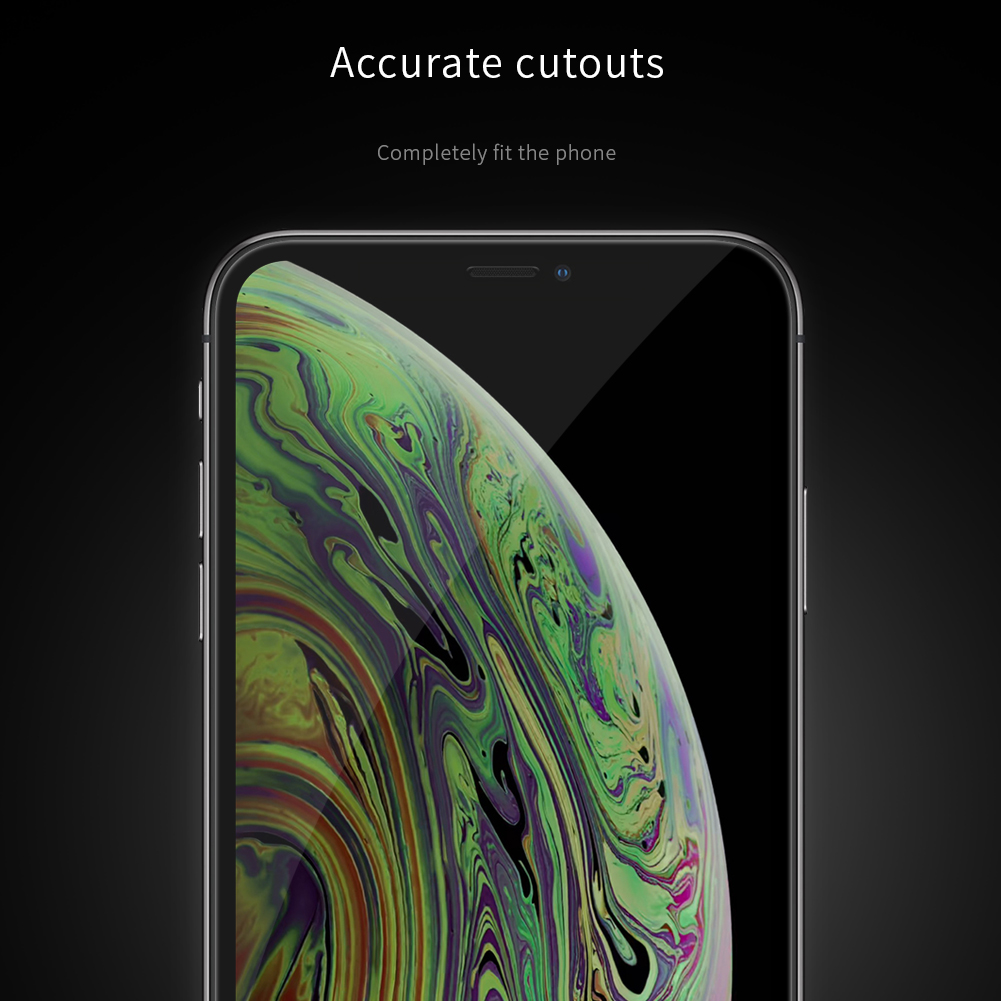 Nillkin XD CP+ MAX Cobertura de Tela Completa Arc Arc Edge Anti-explosão Tempo de Vidro Temperado Filme Para Iphone 11 6,1 Polegadas (2019)