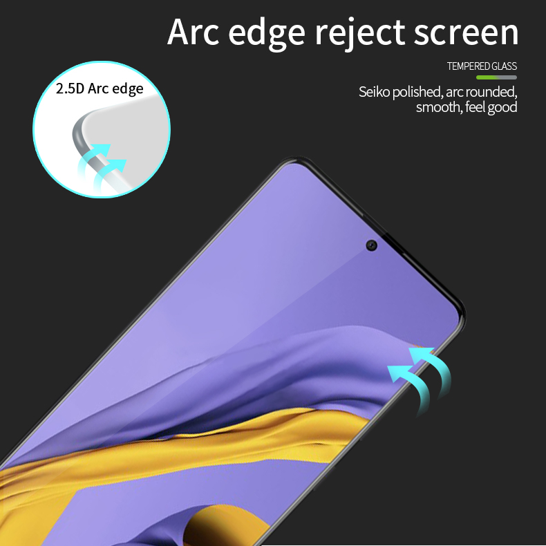 Mofi in Voller Größe Anti-explosion Tempered Glass Screen Guard Film Für Samsung Galaxy A51