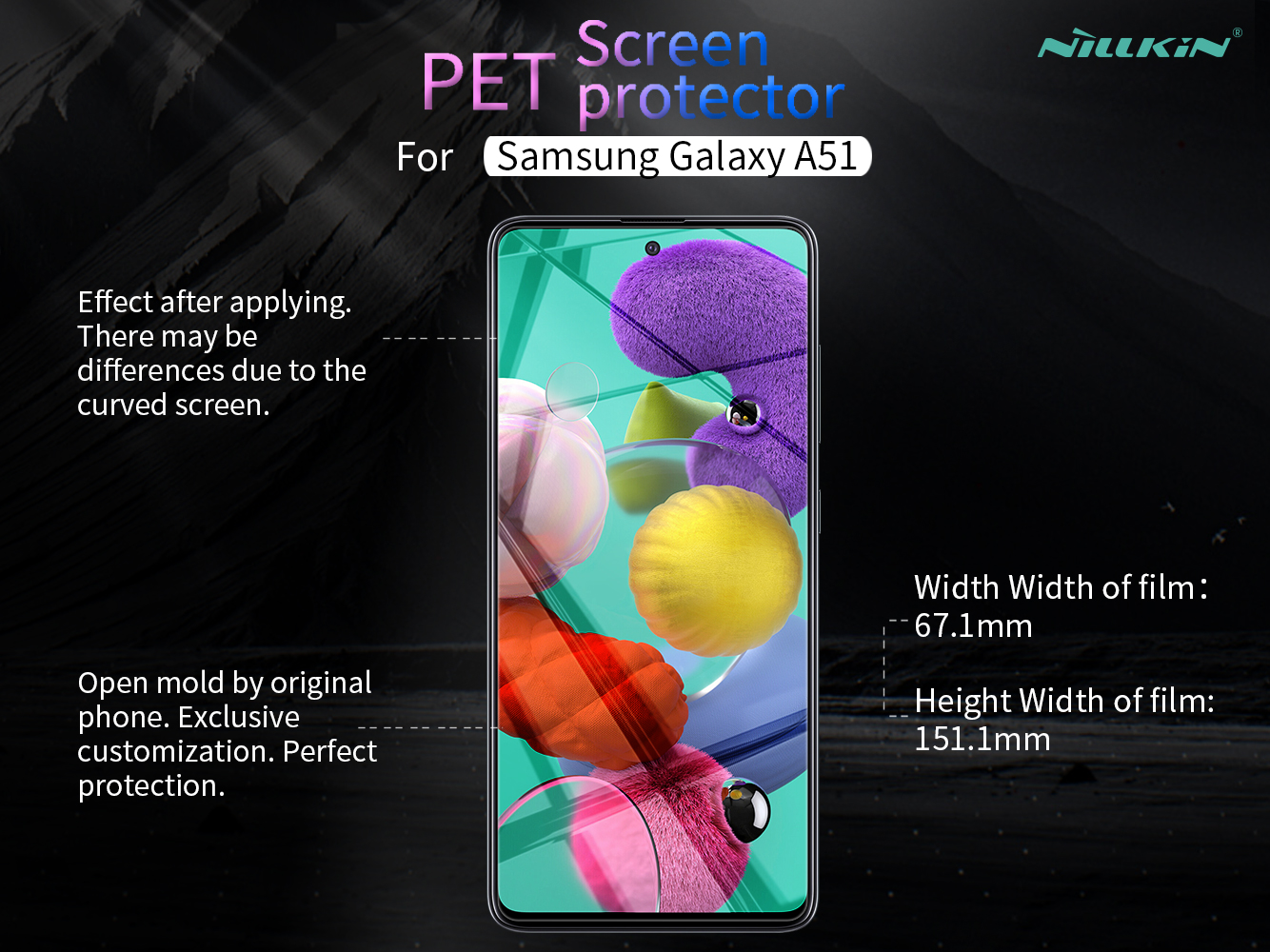 Nillkin Anti-scratch Matte Screen Film Для Samsung Galaxy A51