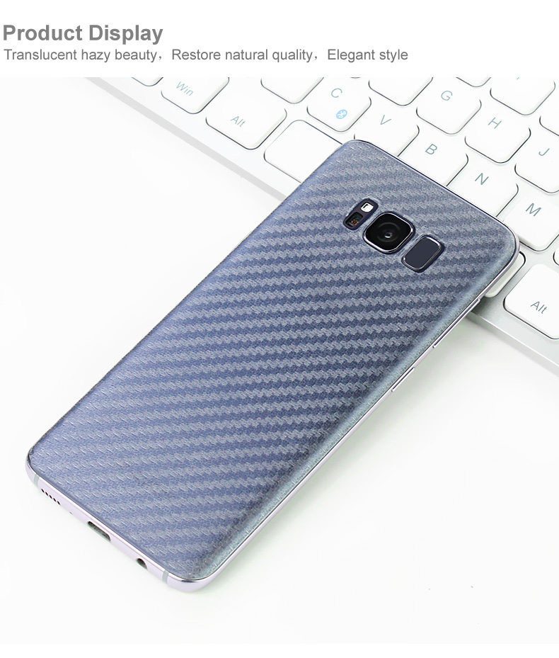 Textura de Fibra de Carbono Imak Protector de Retroceso de Teléfono Móvil Anti-scratch Para Samsung Galaxy A20s