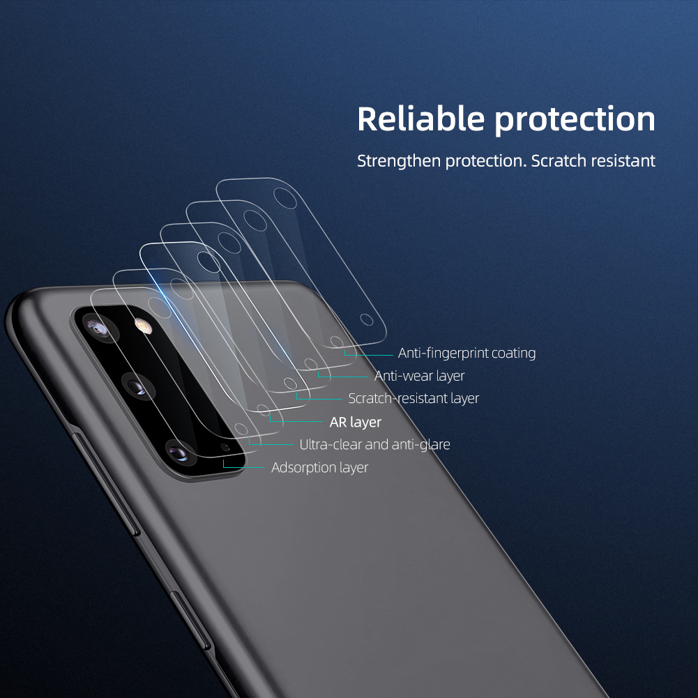 Protetor De Lente De Câmera De Cobertura Completa Nillkin Ultra-claro Para Samsung Galaxy S20 / 20 5G