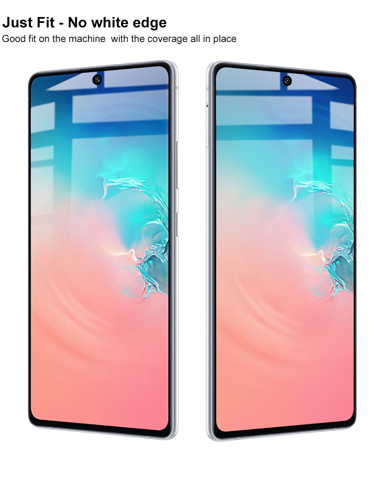 IMAK Pro + Bouclier en Verre en Verre Trempé Anti-explosion Pour Samsung Galaxy A91 / S10 Lite / M80s