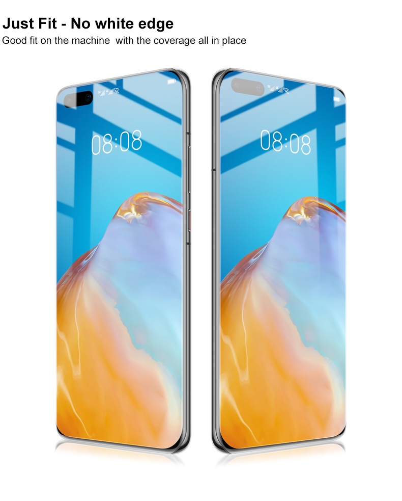 Protector De Cobertura De Pantalla Completa De Cristal Templado Curvado De Imak 3D Para Huawei P40 Pro