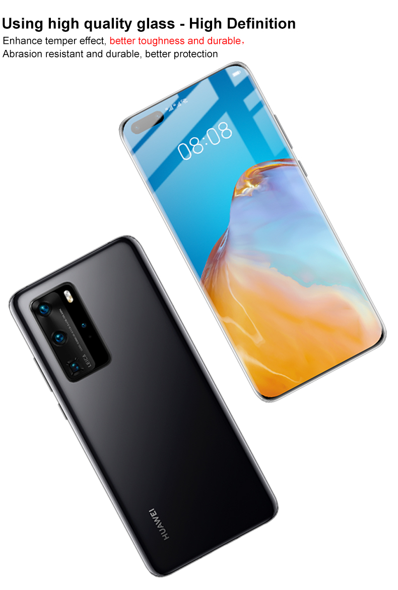 Pellicola Protettiva A Schermo Intero In Vetro Temperato Curvo 3D IMAK 3D Per Huawei P40 Pro