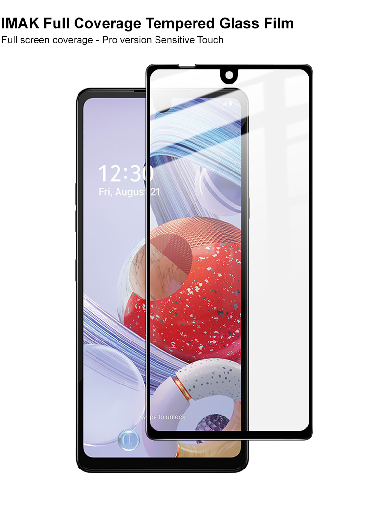 IMAK Full Covering Tempered Glasics Screen Film Für LG Stylo 6