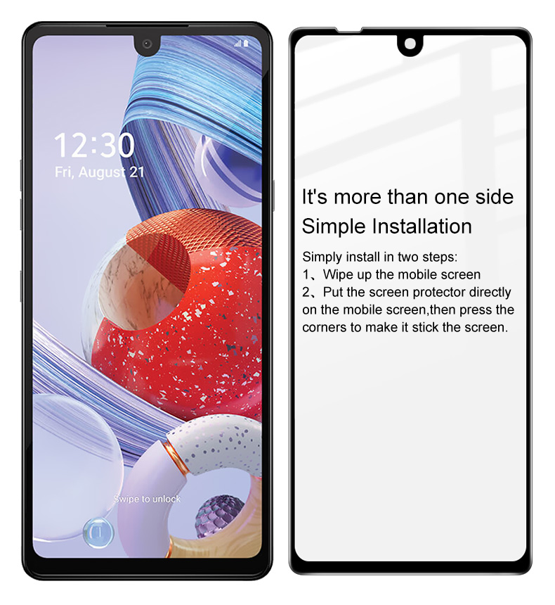 IMAK Full Covering Tempered Glasics Screen Film Für LG Stylo 6