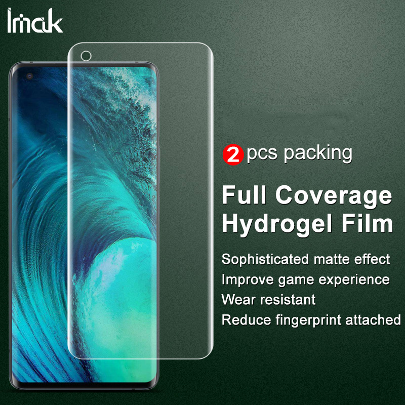 2pcs / Set Imak Hydrogel Film 3 Mate Películas De Protección De Pantalla Completa Para VIVO X50 PRO 5G