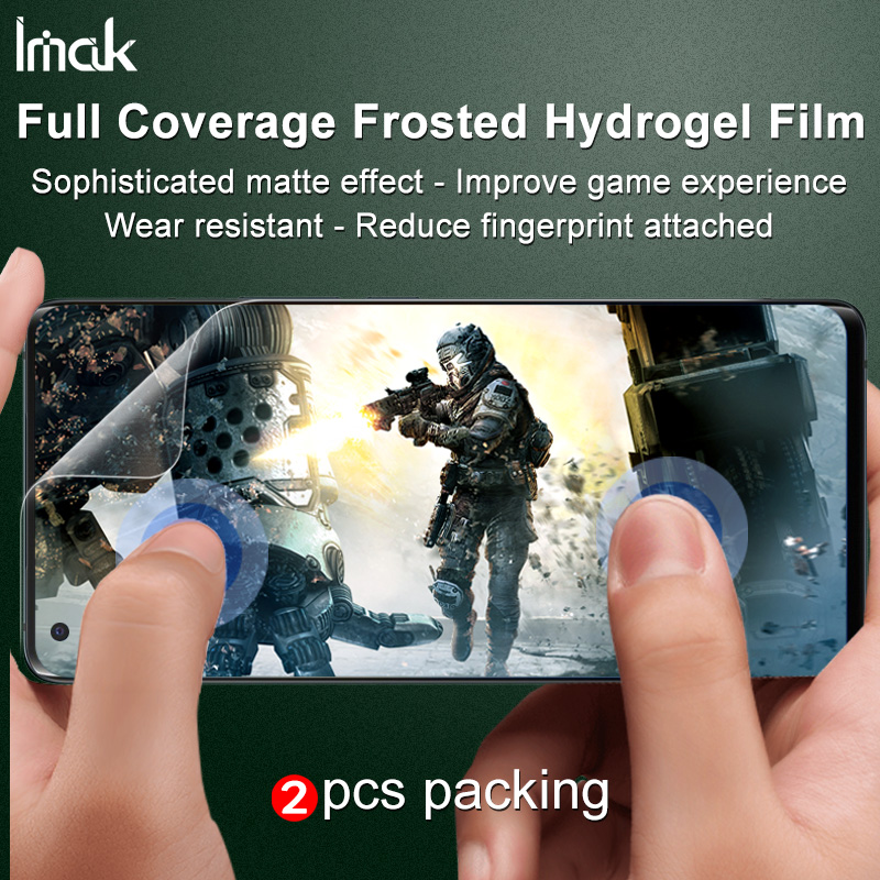 2pcs / Set Imak Hydrogel Film 3 Mate Películas De Protección De Pantalla Completa Para VIVO X50 PRO 5G