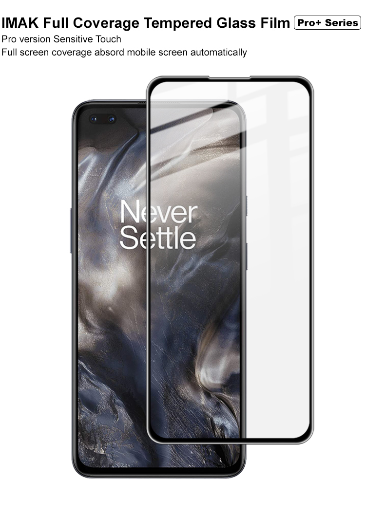 Versión Imak Pro + Tamaño Completo Anti-explosión Pantalla De Vidrio De Cristal Templado Para OnePlus Nord