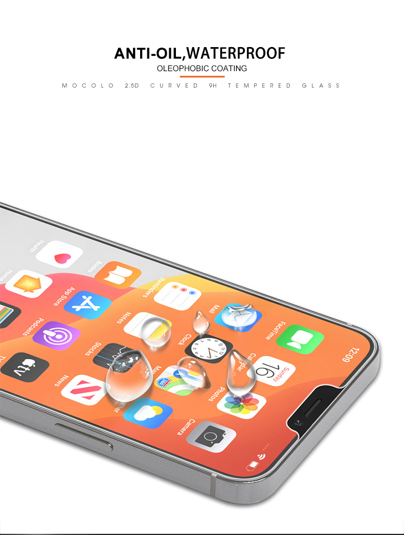 Pellicola Proteggi Schermo In Vetro Temperato HD Transparent MOCOLO Per IPhone 12 Pro Max 6.7 Pollici